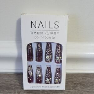 NIB Glittery DIY Nail Set